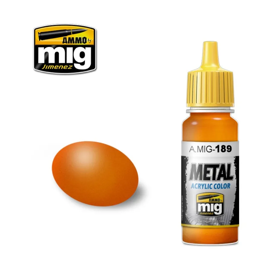 

Оранжевый металлик, Acrylic Singles - Metallic