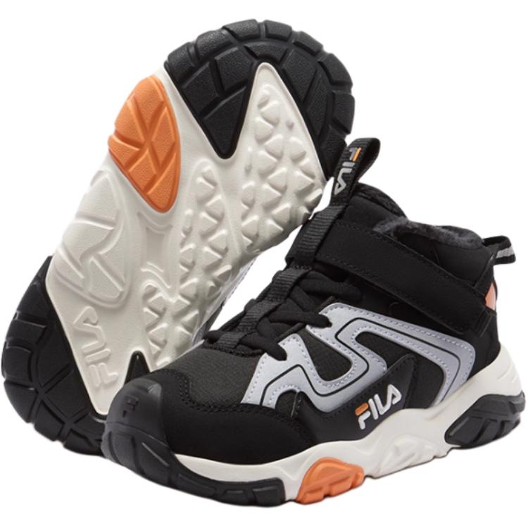 FILA KIDS Детские хлопковые ботинки PERFORMANCE FPH с противоскользящей и устойчивой к истиранию подошвой, черные, для детей от 3 до 7 лет — фото 2