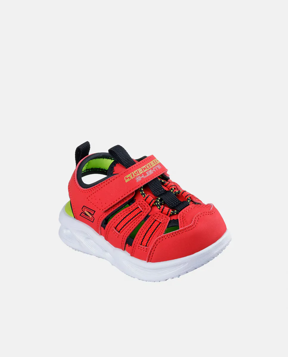

Сандалии для мальчиков с подсветкой Skechers, тёмно-синий