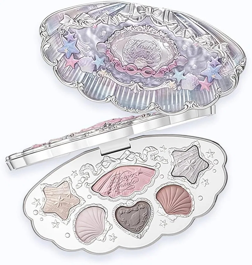 Палетка теней для век Shell Pearl 6 цветов, Flower Knows, 01-pearl