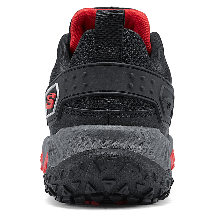 Skechers Низкие детские кроссовки для бега, черные, красные, детские — фото 4