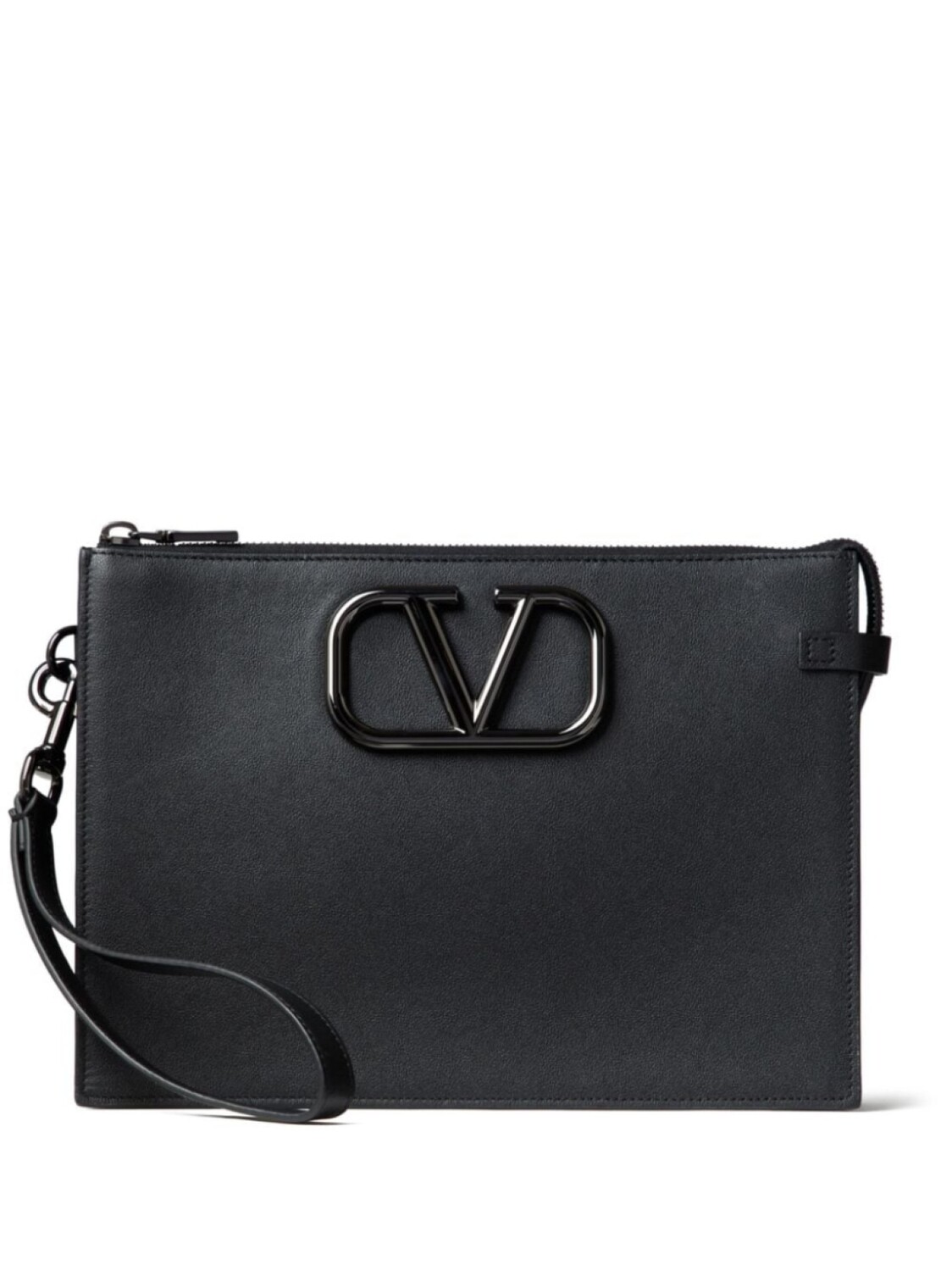 

Valentino Garavani клатч с логотипом, черный