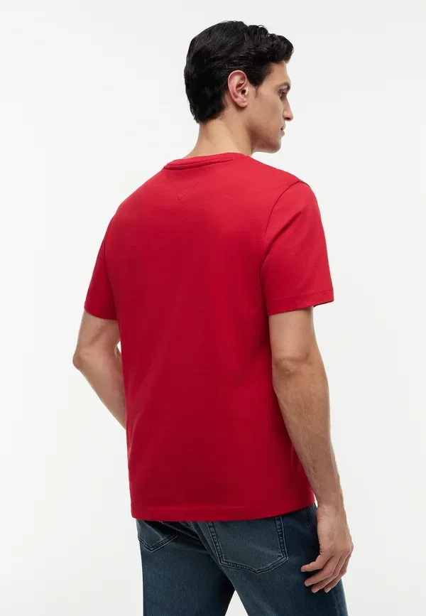 Футболка Tommy Hilfiger Americana graphic logo tee print, средне-красный — фото 3