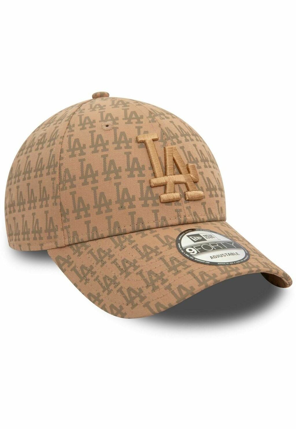 

Бейсболка 9FORTY STRAP MONOGRAM LOS ANGELES DODGERS New Era, бежевый