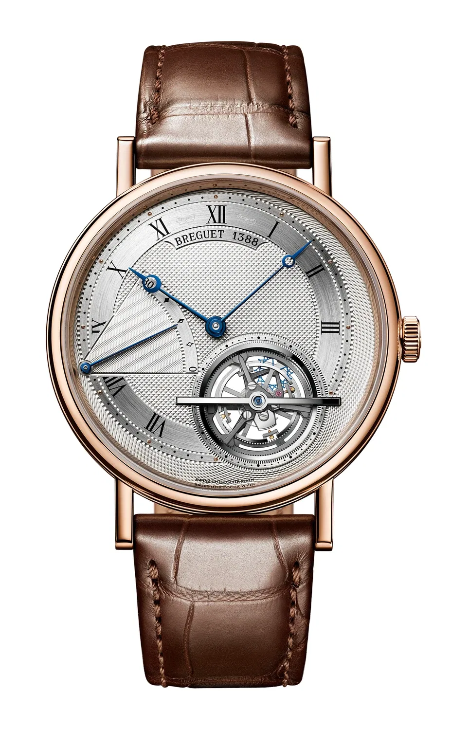 КЛАССИКА ГРАНД КОМПЛИКАЦИЯ ТУРБИЙОН СВЕРХТОНКИЕ ЗАПАС ХОДА - 5377BR/12/9WU BREGUET, золотой