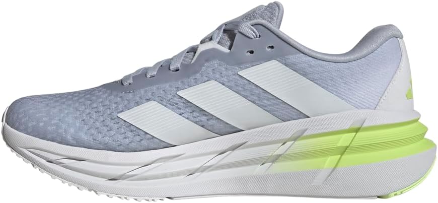 Мужские кроссовки для бега Adidas Adistar 3, Halo Silver/Zero Metallic/Pulse Lime — фото 3