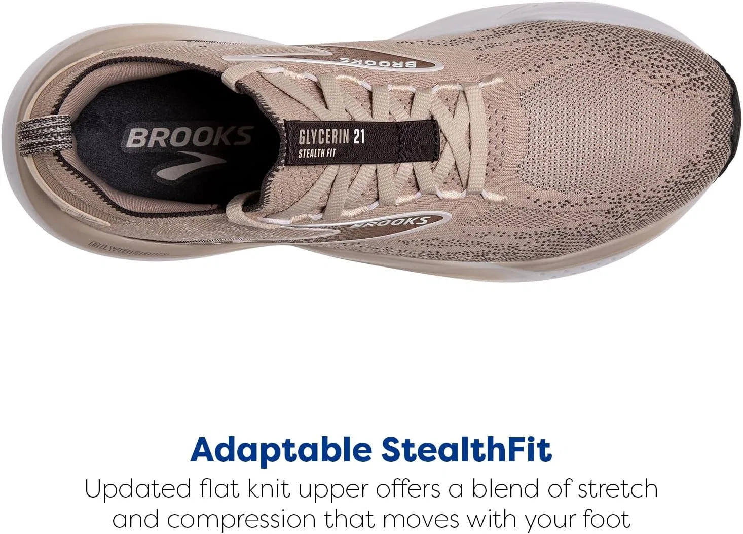 Мужские кроссовки Brooks Glycerin Stealthfit 21, Chateau Grey Forged Iron — фото 4