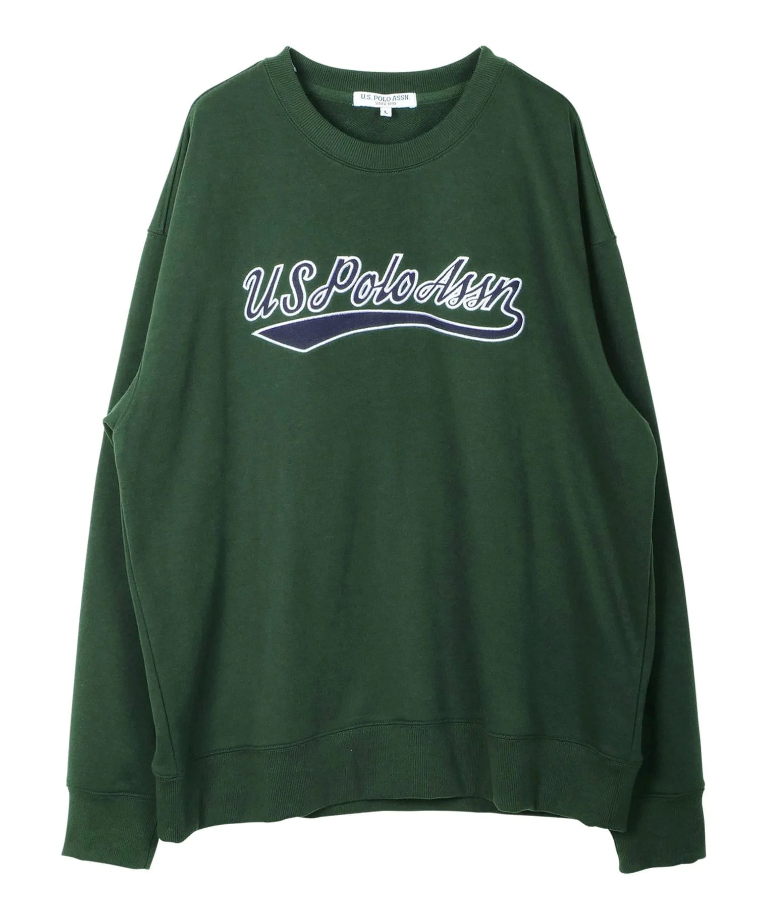 Свитшот с круглым вырезом, US.POLO ASSN. U.S. Polo Assn., B Green — фото 3