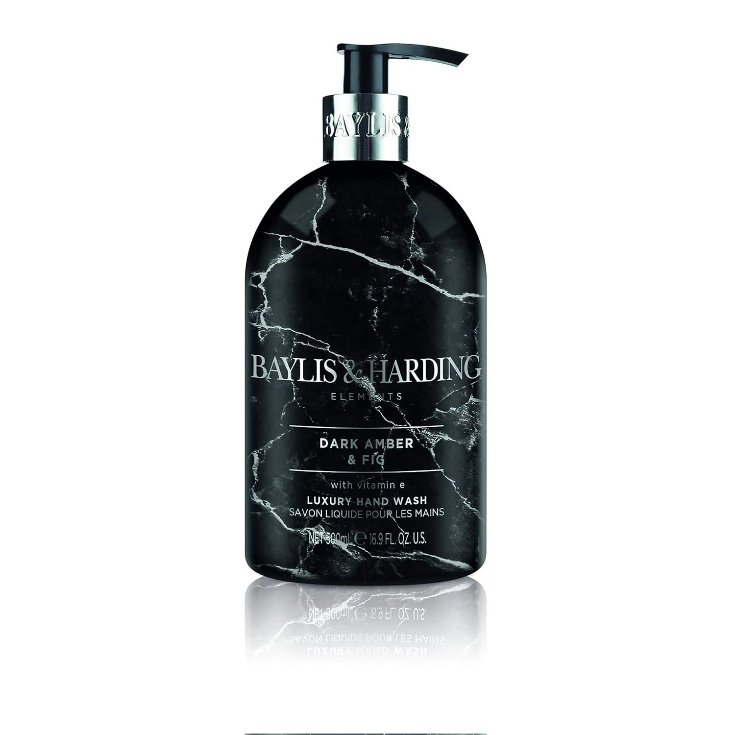 Жидкое мыло для рук «Dark Fig & Amber Elements» 500 мл от Baylis & Harding, 3 шт. Baylis & Harding — фото 2
