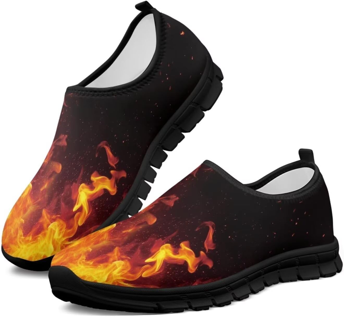 

Кроссовки Hresuewn для мужчин, удобные, дышащие, легкие, повседневные и вечерние туфли для мужчин, комфортная обувь для ходьбы, Fire