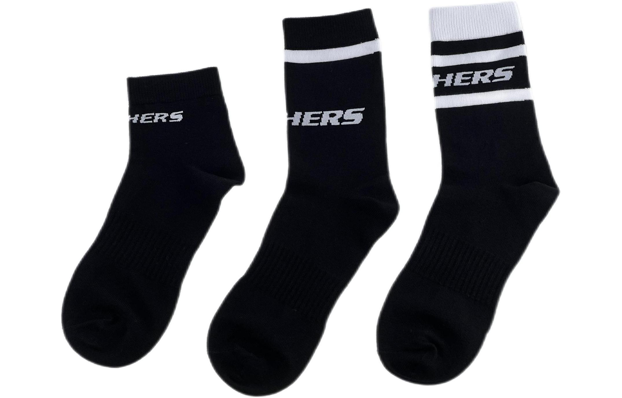 

Носки до середины голени унисекс, 1 комплект из 3 пар Skechers, 1 Set 3 Pack (Mixed Color-02EE)