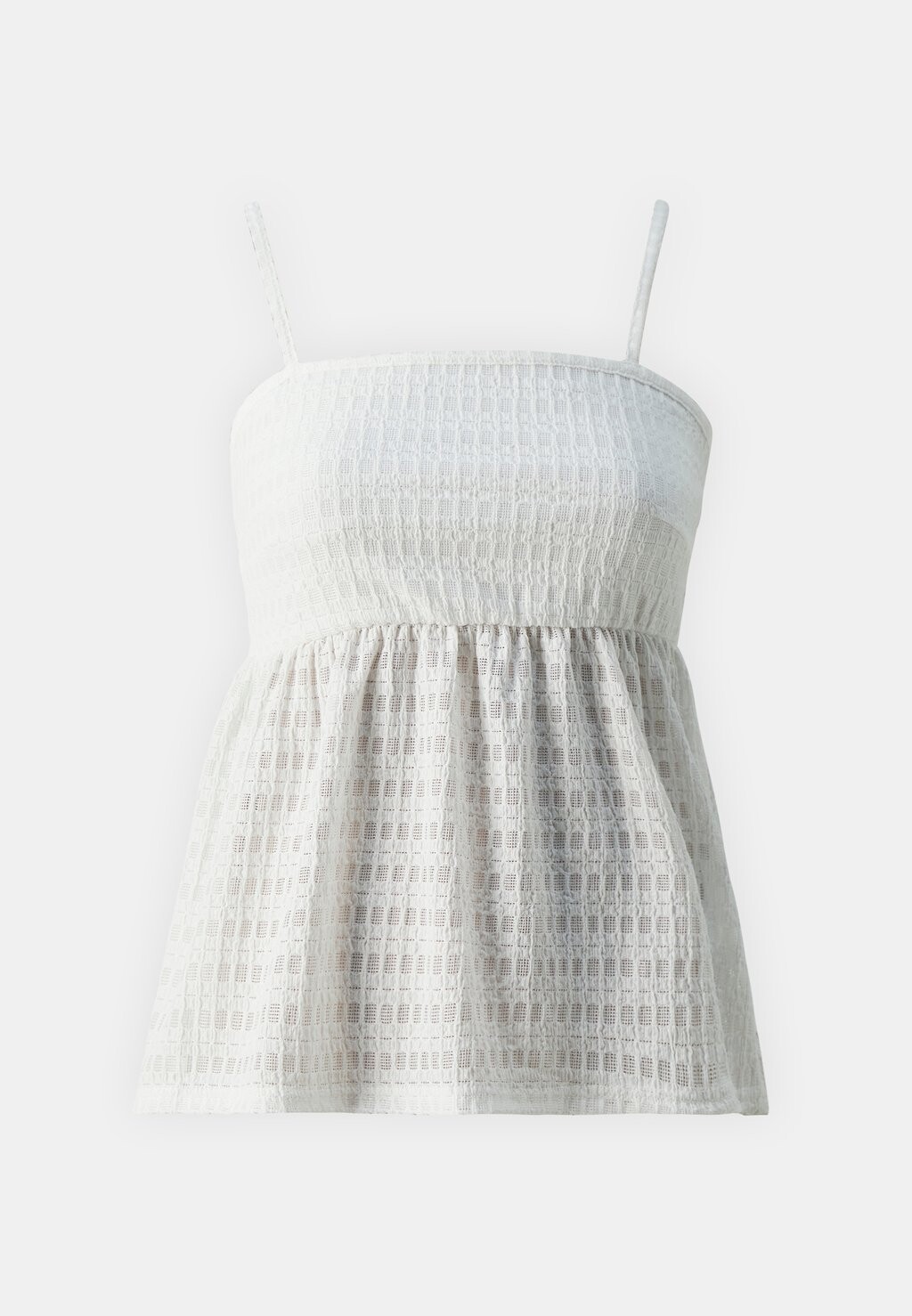 

Топ Pcsully Peplum Strap Pieces, белый