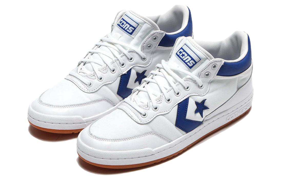 Converse Фастбрейк Про Кожаные Мид 'Белый Синий Жвачка' - Белый Синий, цвет White Blue — фото 3