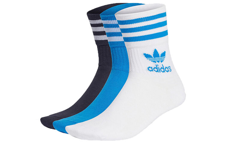 

Носки унисекс Adidas Originals, цвет 3 double (white/blue/black)