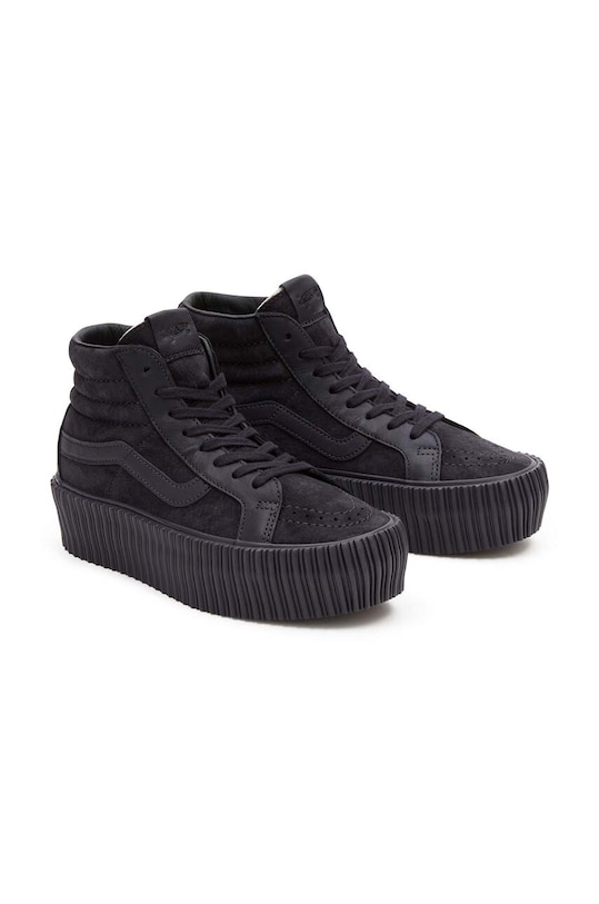 Кроссовки Premium Standards Sk8-Hi Reissue 38 Platform Vans, черный — фото 2