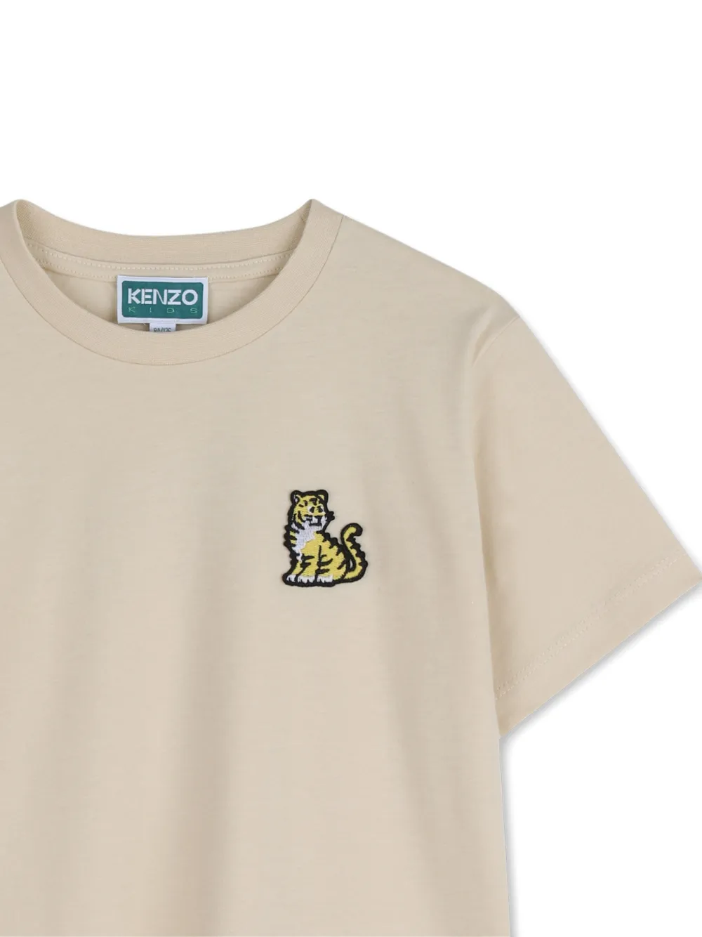 Футболка с короткими рукавами Kenzo Kids, нейтральный — фото 3