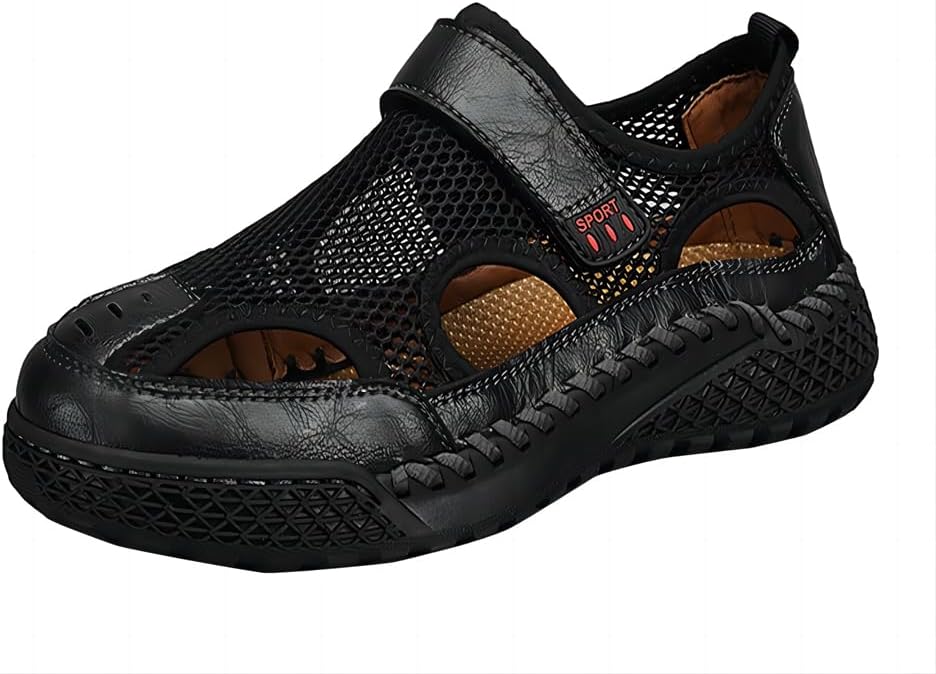 

Мужские сандалии Asifn, повседневная мода, дышащие, удобные, легкие, для улицы, с нескользящей подошвой, летние, для пляжа, плавания и спортивной воды, черный