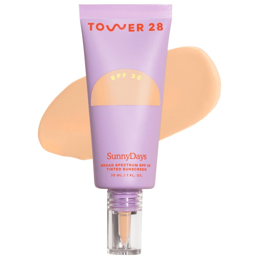 

Тонирующий солнцезащитный крем SunnyDays SPF 30 Tower 28 Beauty, 1 oz /30 ml, 18 Montana