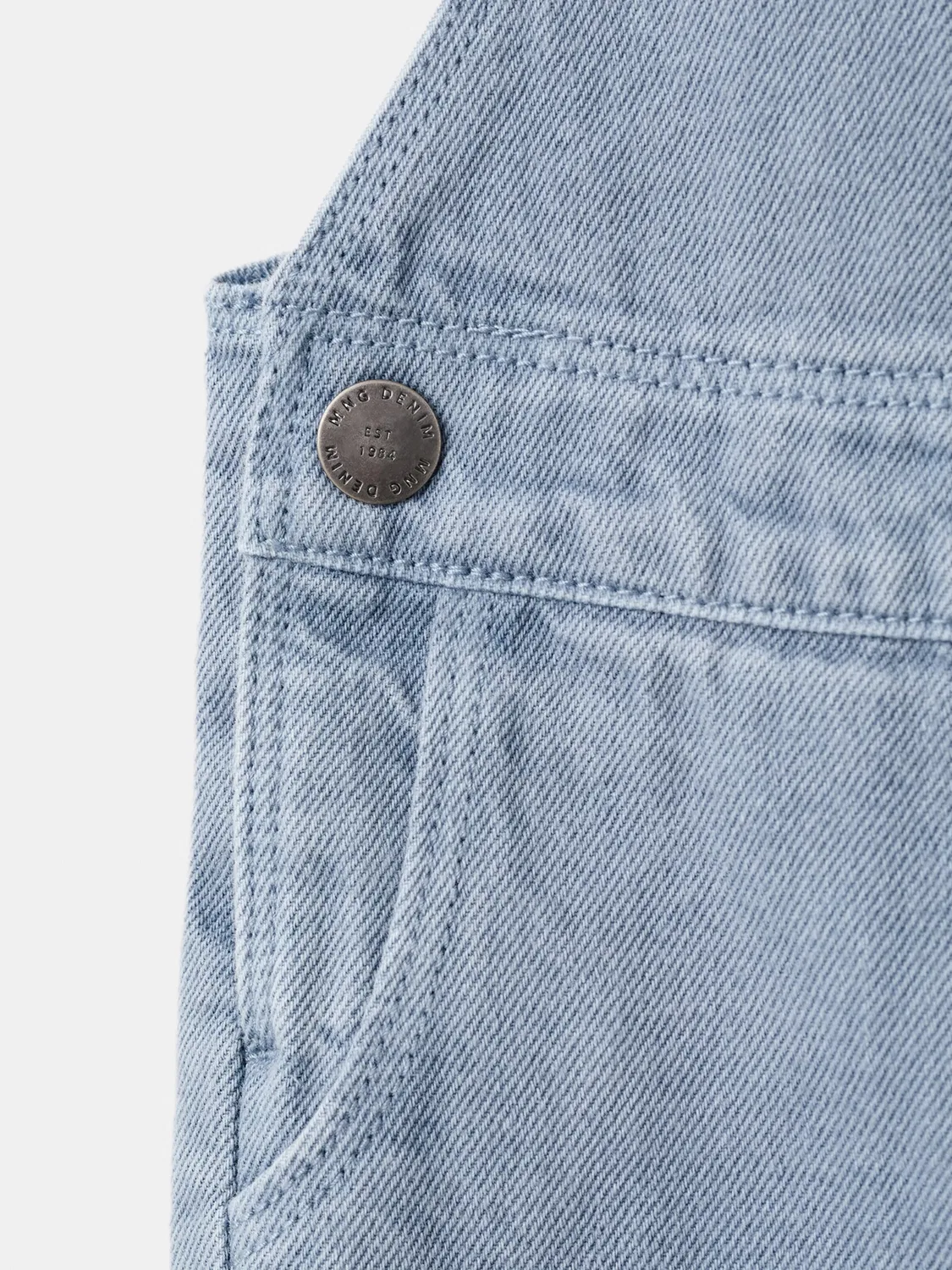 Обычные джинсы 'DUNGAREEES OCEAN' Mango Kids, Blue Denim — фото 4