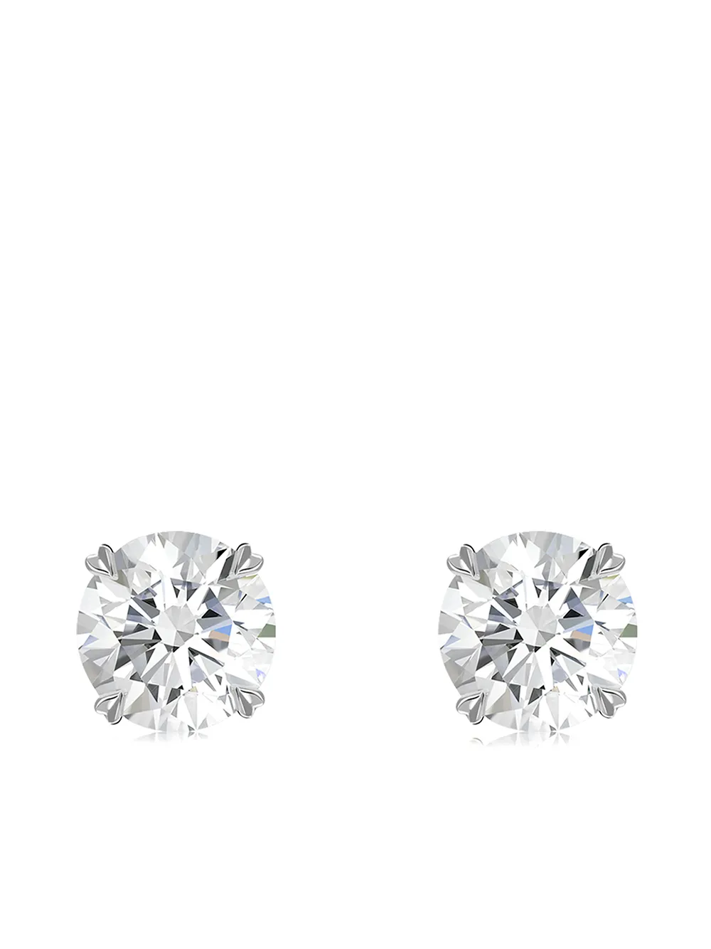 

Серьги-гвоздики Windsor из белого золота с бриллиантами Pragnell, серебяный