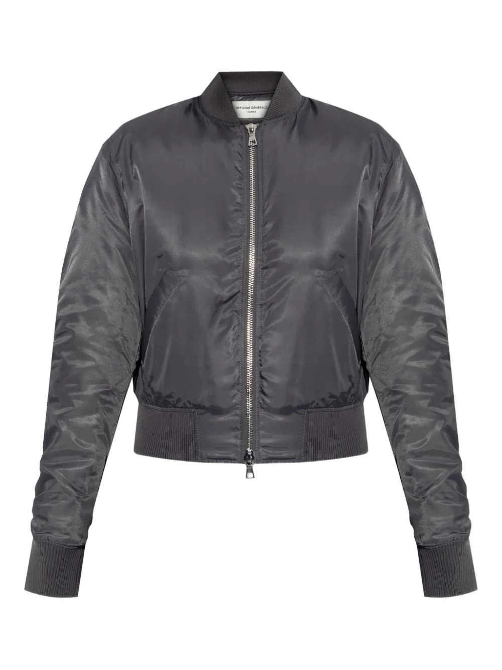 

Бомбер на молнии Officine Generale, серый