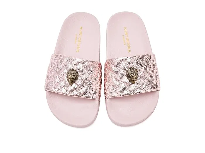 Сандалии с орлом Mini Meena Kurt Geiger London Kids, Bone — фото 3