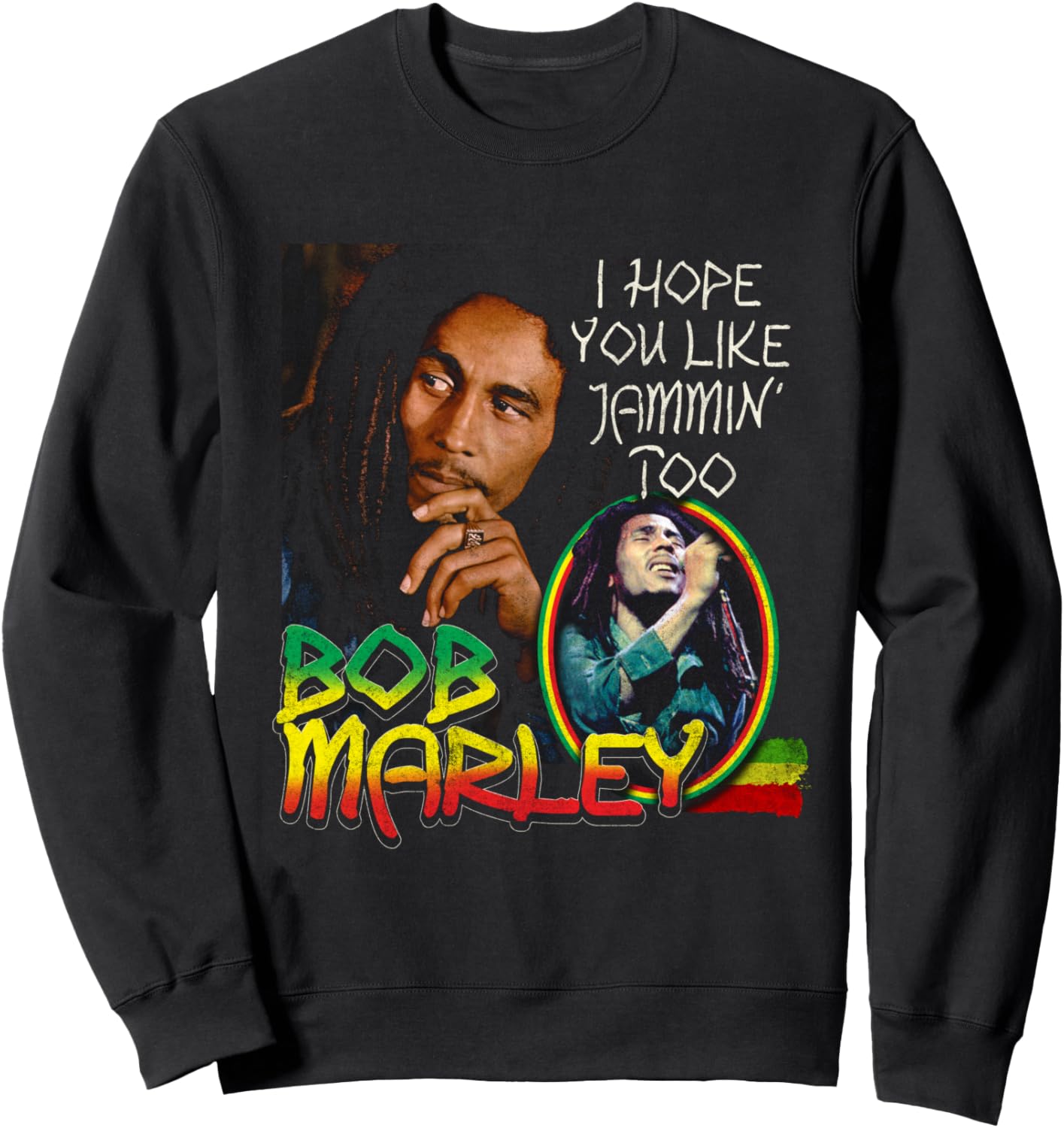 

Официальная толстовка Боба Марли Джамина Bob Marley, черный