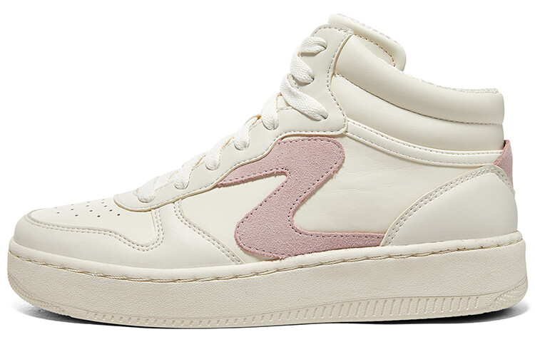 

Кроссовки Skechers Sport Court 92 Skateboarding Shoes Women's Mid-top Beige, белый