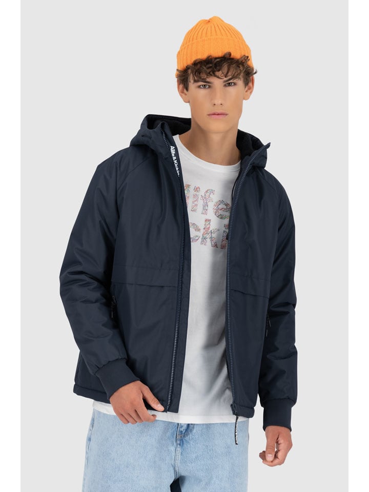 

Alife and kickin Зимняя куртка "MartyAK" темно-синего цвета