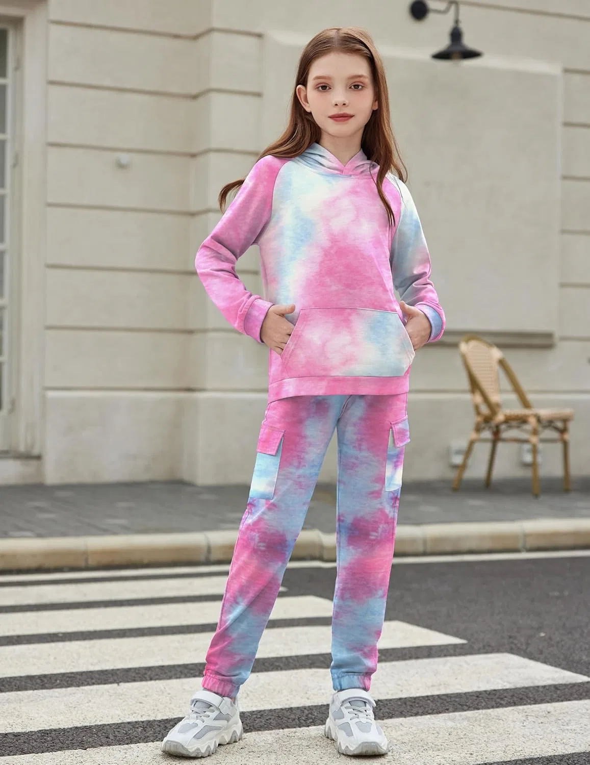 Детский спортивный костюм тай-дай, Arshiner, 2 предмета, F-tie Dye — фото 3