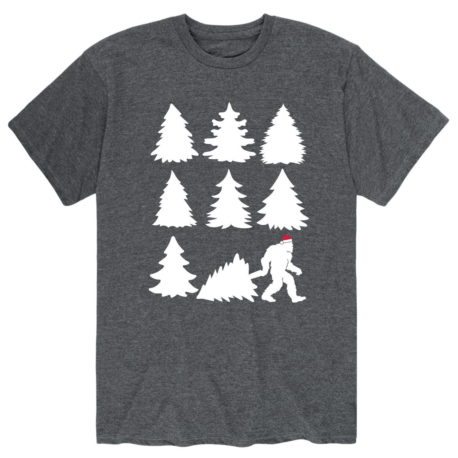 

Мужская футболка Sasquatch Tree Licensed Character