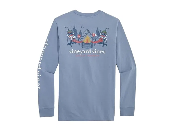 Футболка с длинным рукавом Chilly Peppers Vineyard Vines Kids, Summer Evening — фото 2