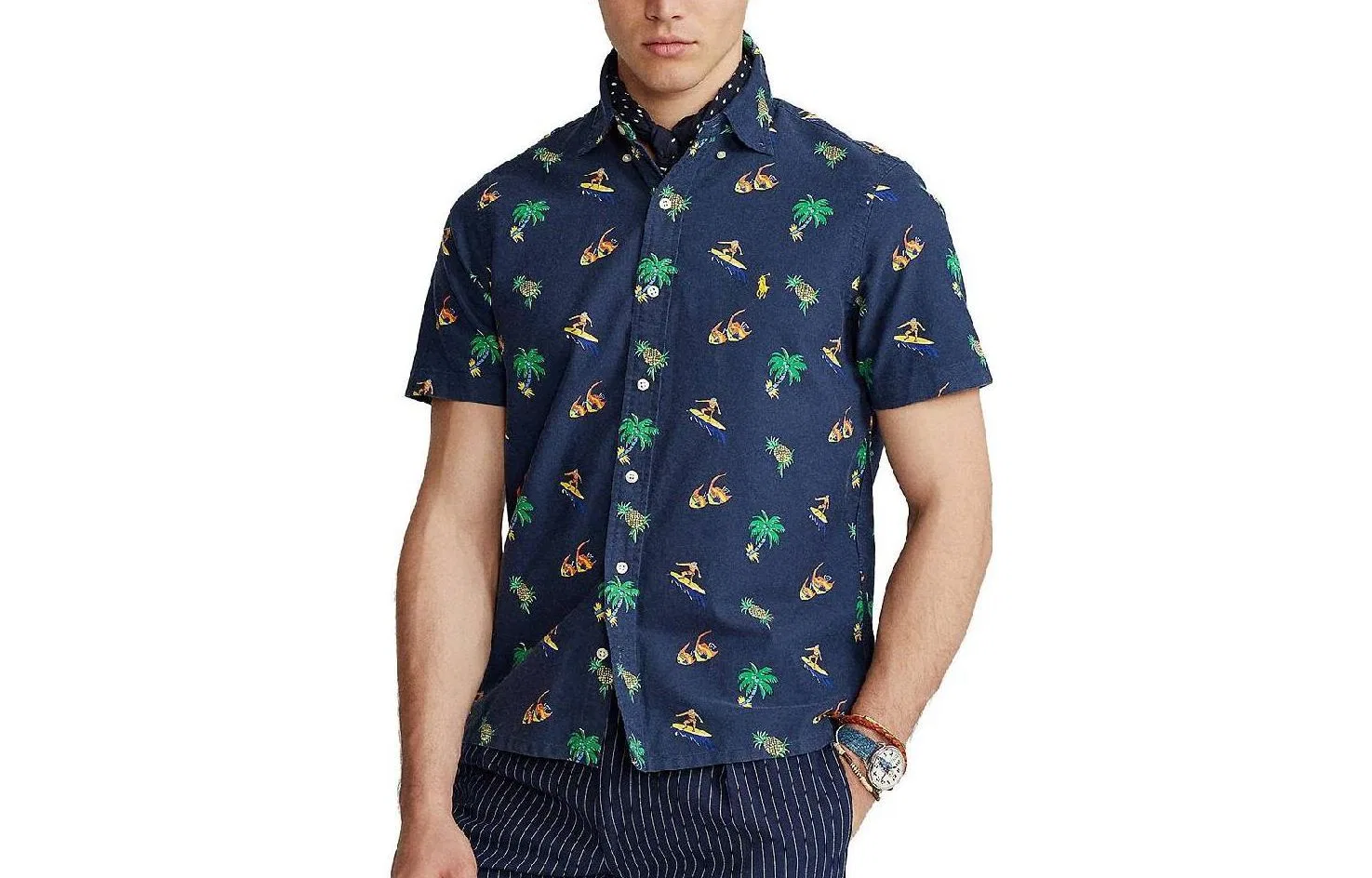 Рубашка мужская синяя Polo Ralph Lauren, Blue