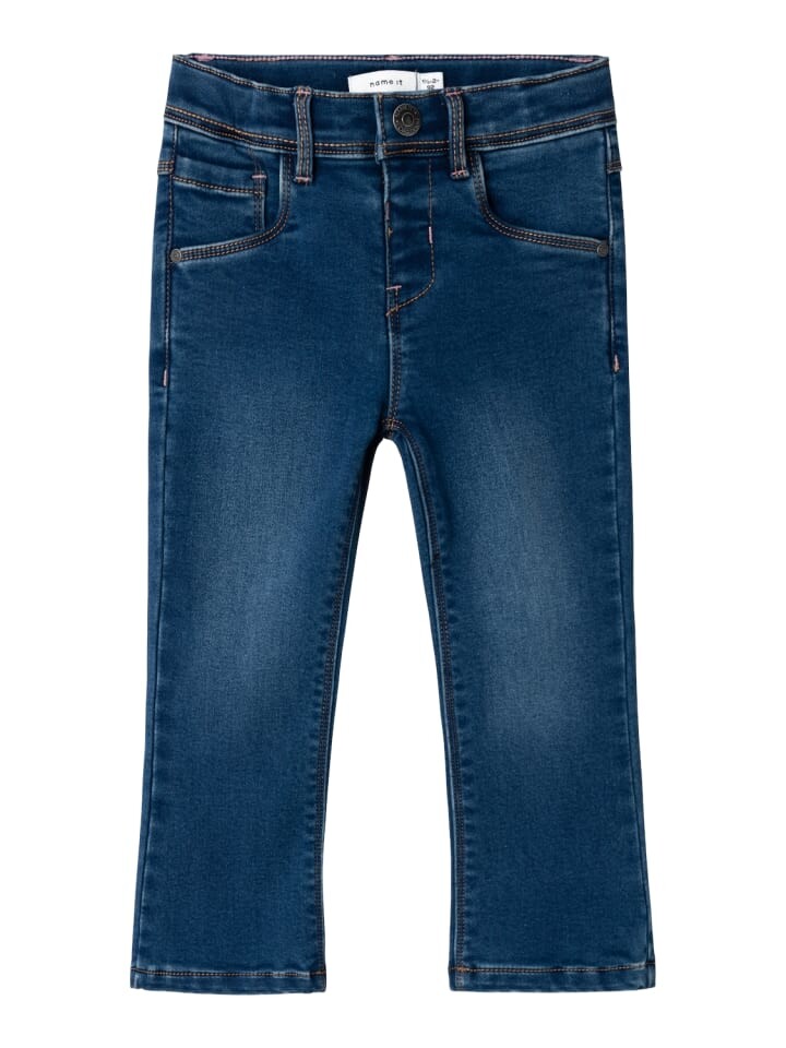 

Джинсы name it Thermo NMFSALLI BOOT FLEECE, цвет dark blue denim