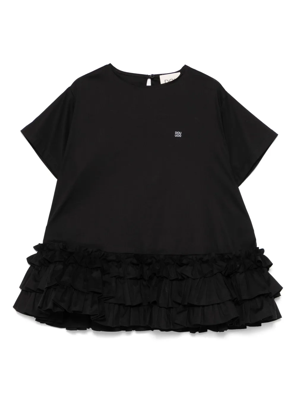 

Платье с оборками Douuod Kids, черный