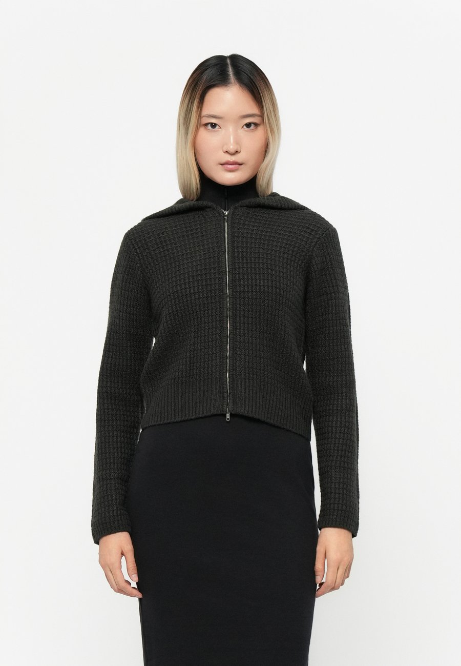 

Кардиган Obey Clothing GLENDA HOOD SWEATER, Charcoal/Dark Grey