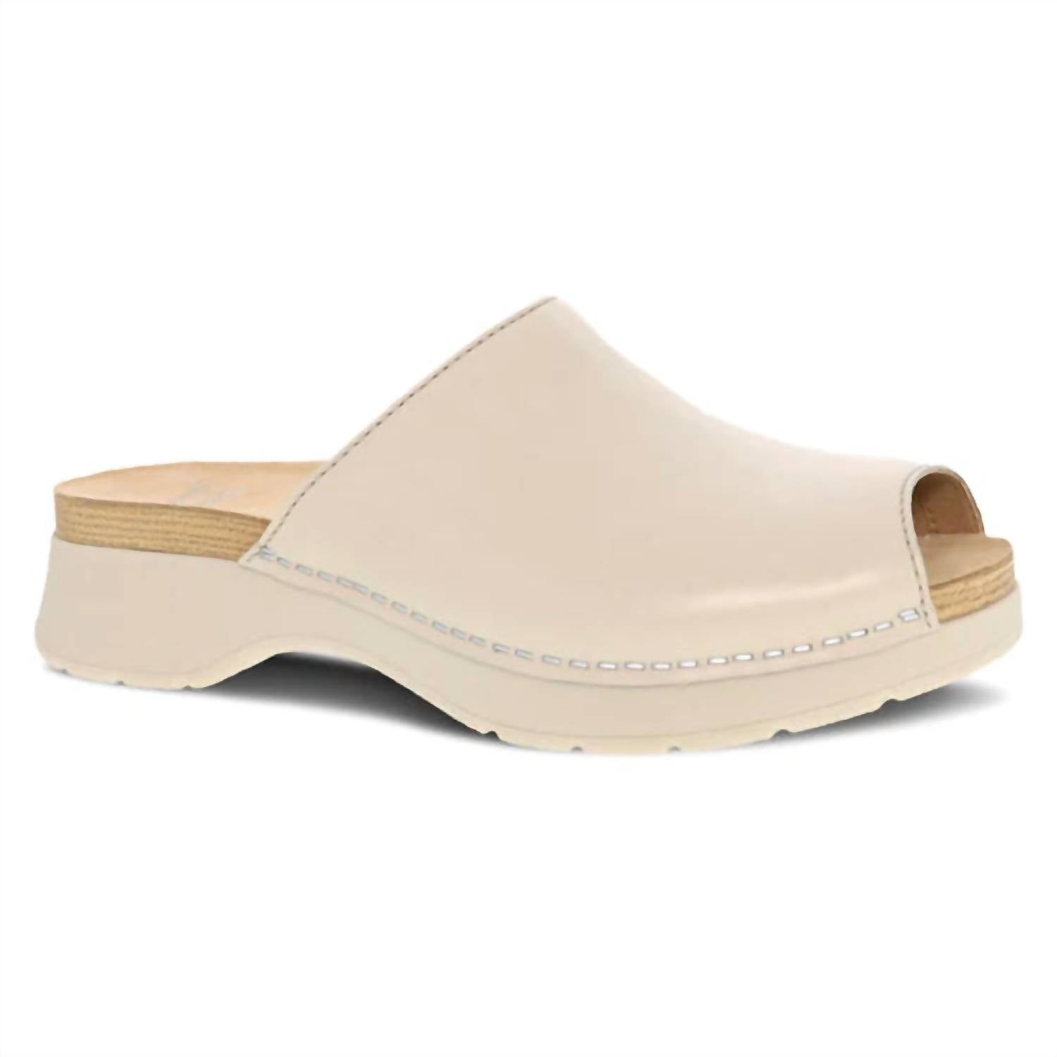 Женские мюли Ravyn Peep Toe цвета слоновой кости dansko