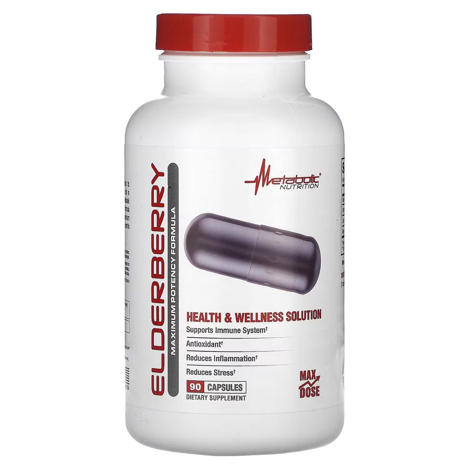 

Формула Metabolic Nutrition максимальной эффективности бузины, 90 капсул