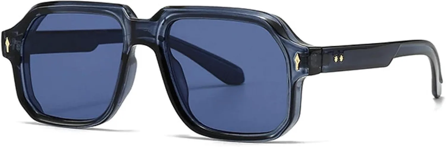 

Солнцезащитные очки с защитой от УФ-излучения UV400 | Заклепки, панк, для женщин и мужчин, для занятий спортом на открытом воздухе и вождения DSVIGF, Blue Blue