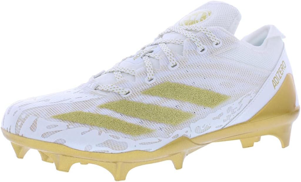 

Мужские кроссовки Adidas Adizero Electric.2 для американского футбола, белый/золотой