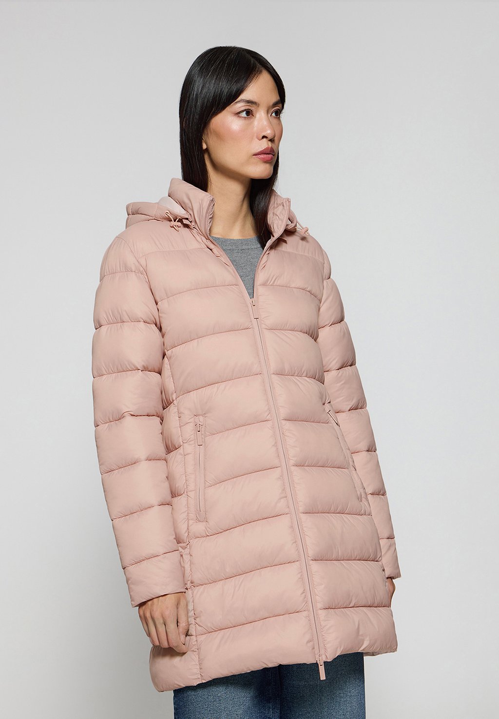 

Зимнее пальто HOODED SUZETTE PATCH Polo Club, фуксия