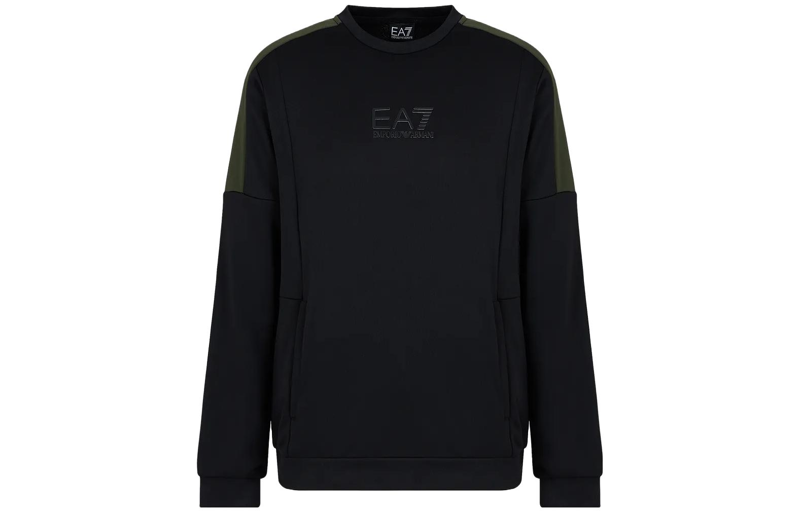 Толстовка EA7 FW23 мужская EMPORIO ARMANI, мультиколор — фото 4