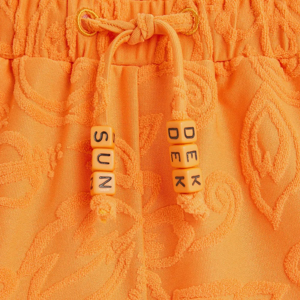 Шорты для плавания Sundek Mini hayworth terry suit, оранжевый — фото 3