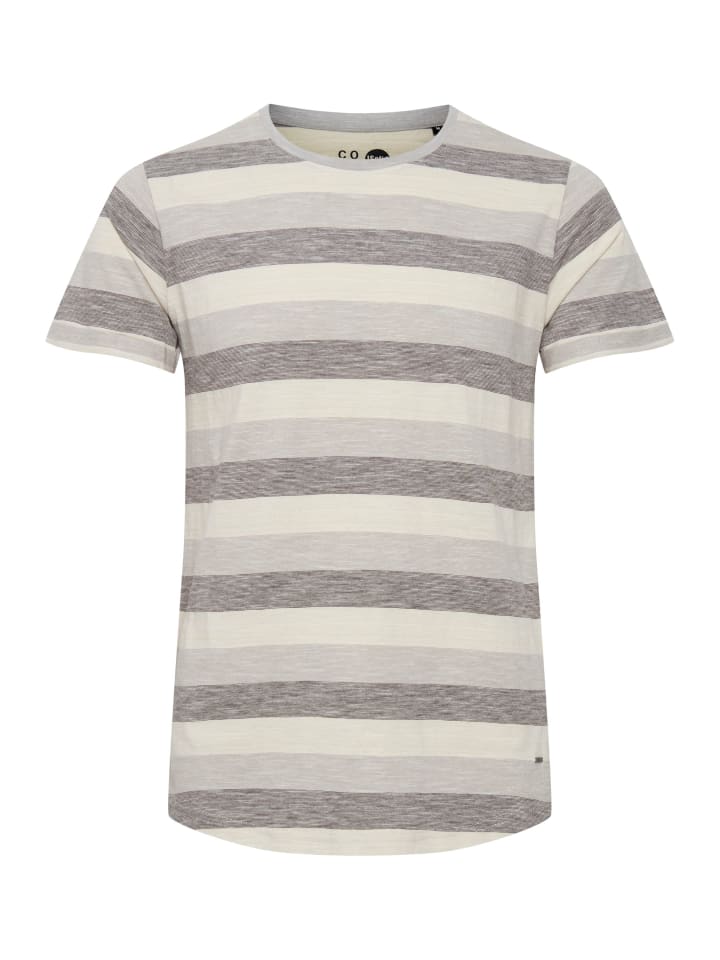 

!SOLID Футболка с круглым вырезом SDThicco серого цвета