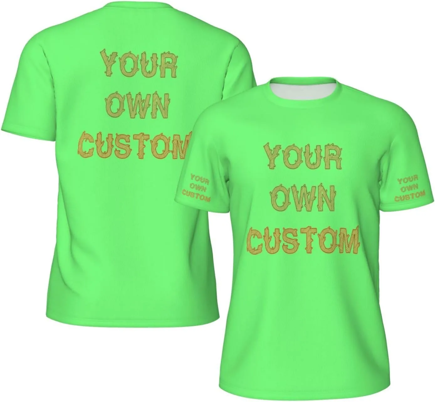 

Футболка Custom с принтом на 4 сторонах