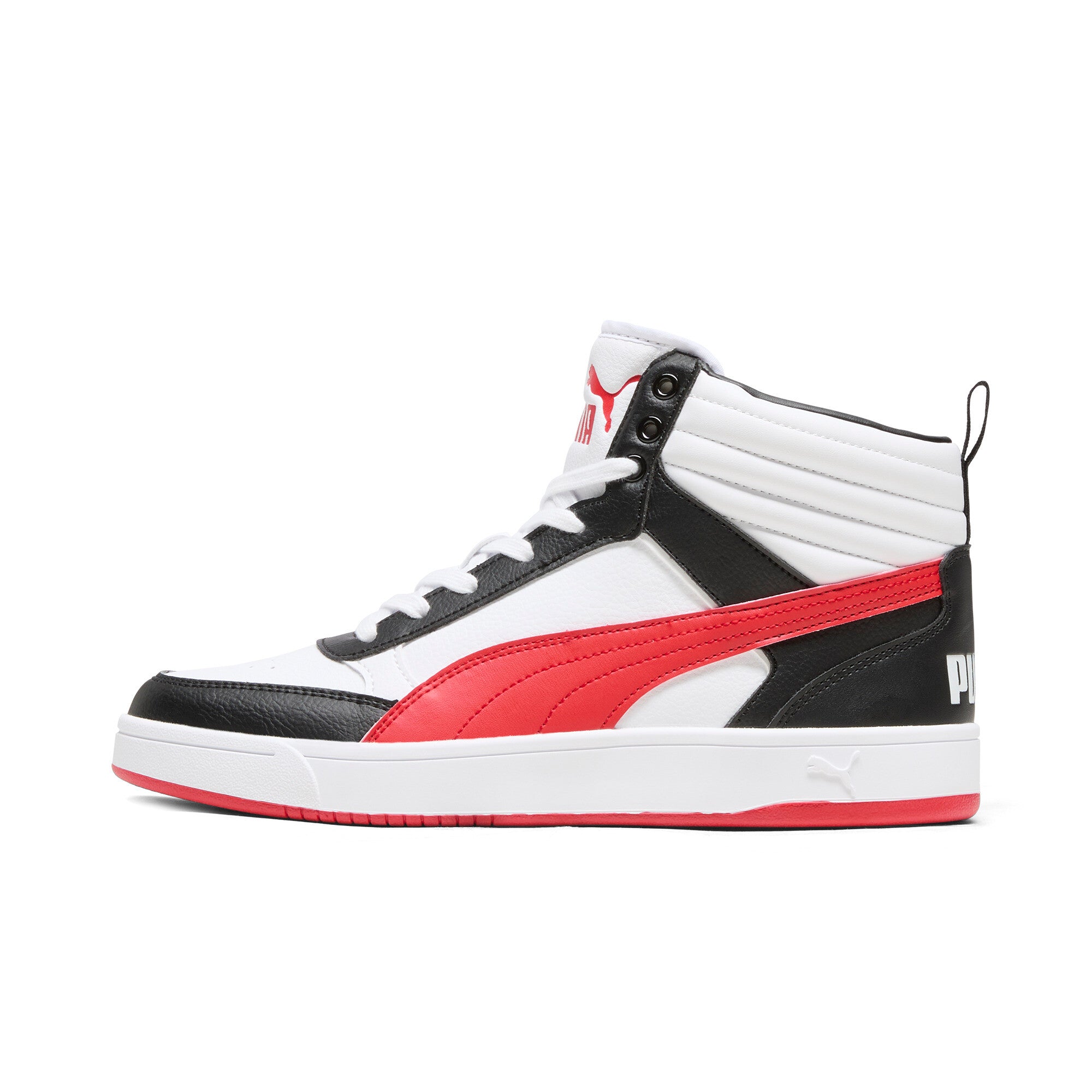 

Кроссовки мужские PUMA Dribble Mid, цвет white/for all time red/black