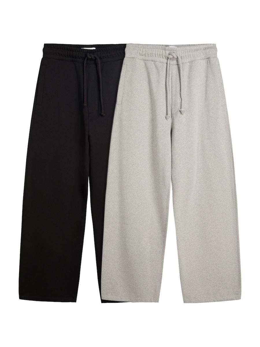 

Мешковатые штаны Bershka, Mottled Grey/Black