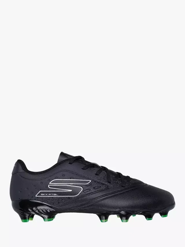 Детские футбольные бутсы Razor 15, черно-серебристые Skechers