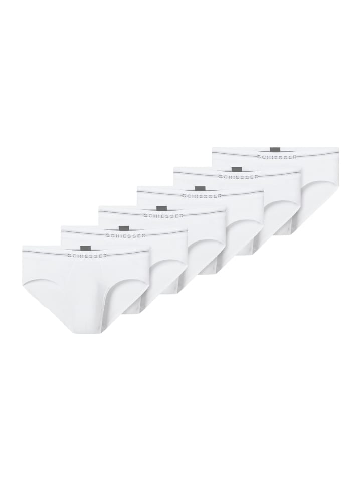 

Schiesser Трусы Rio из хлопка, белые