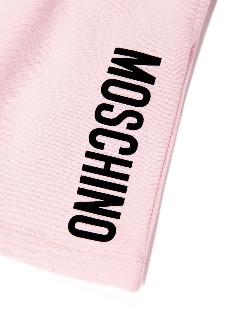 Юбка с эластичным поясом и логотипом Moschino Kids, розовый — фото 4